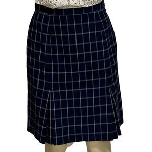 Josephine Chaus Studio A-Line Skirt Women's Size 8 Mini Checkered Print